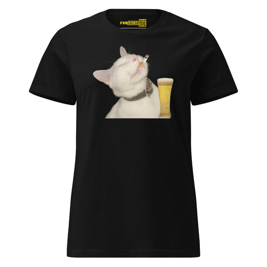 Drunk Cat - T-Shirt für Damen