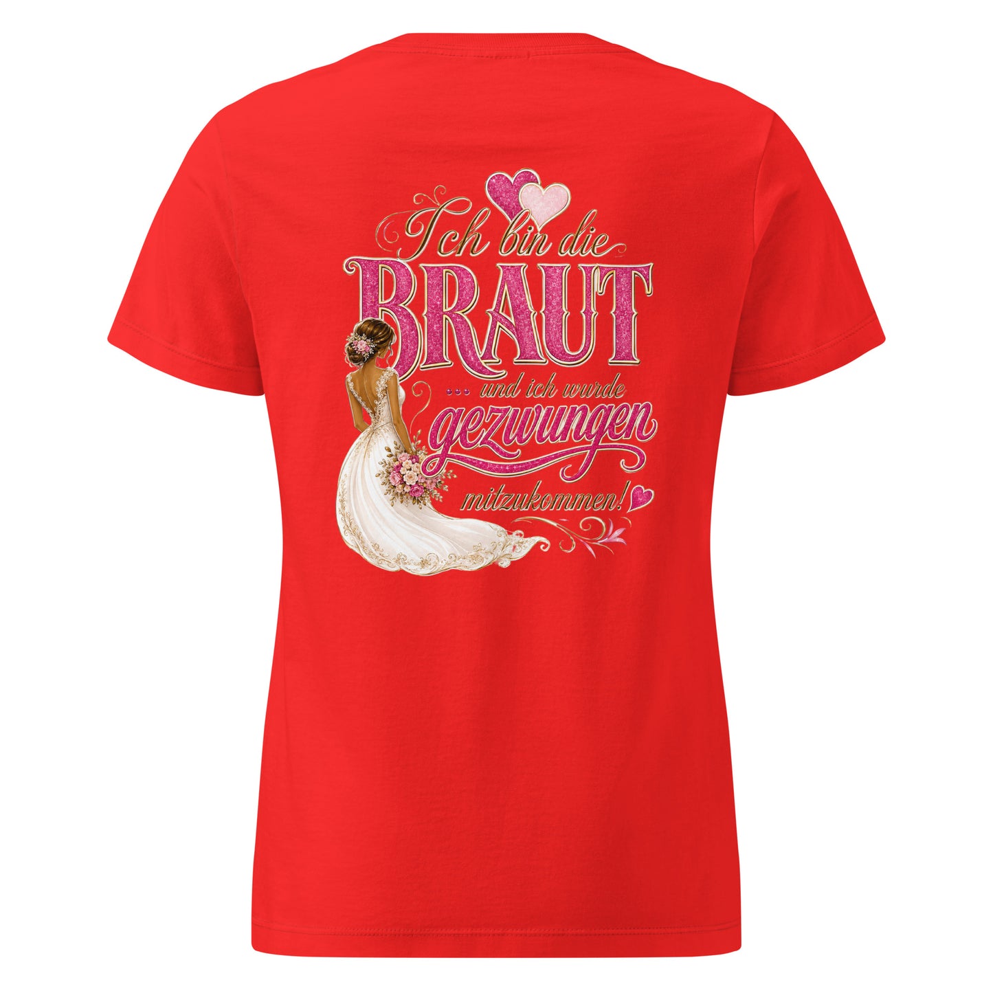 Eskalieren mit Stil - Braut backprint – Damen Softstyle T-Shirt
