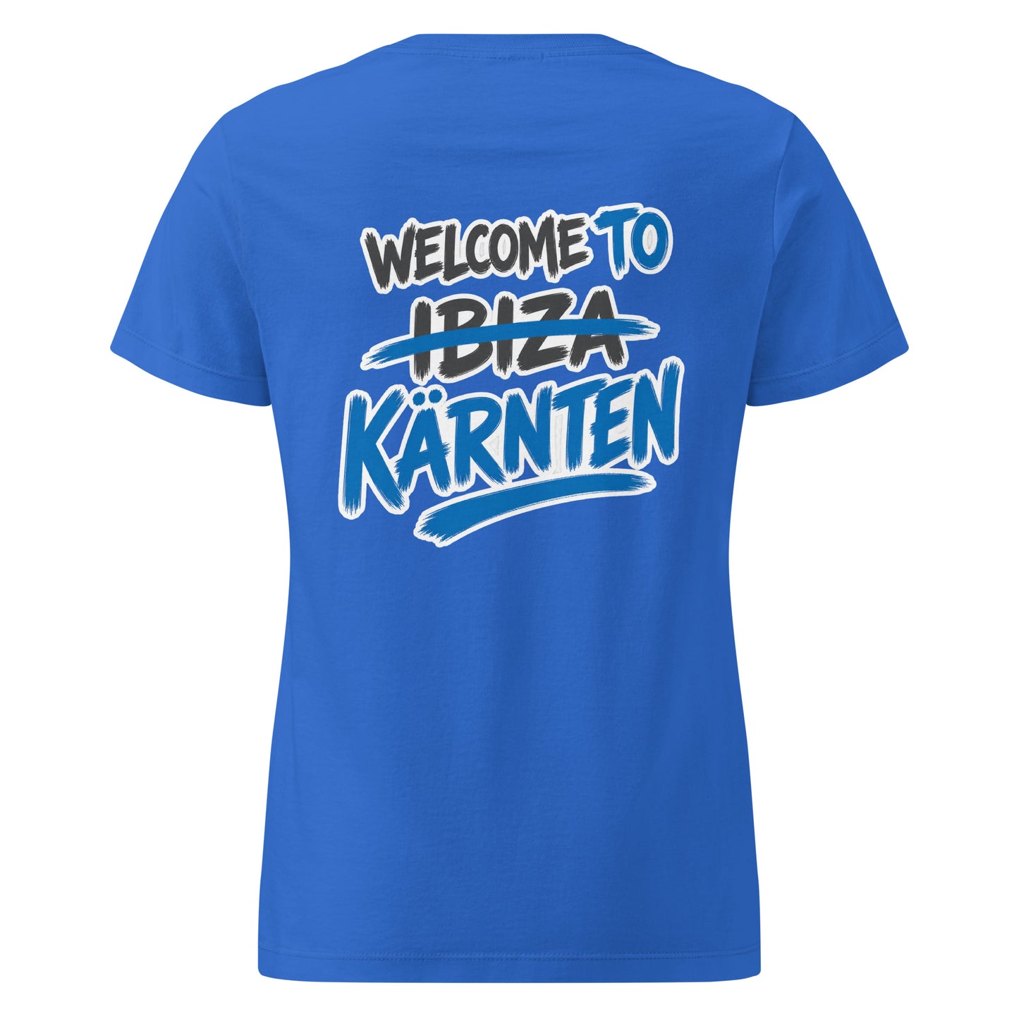 Welcome to Kärnten – White Night Ibiza Edition – Damen Softstyle T-Shirt