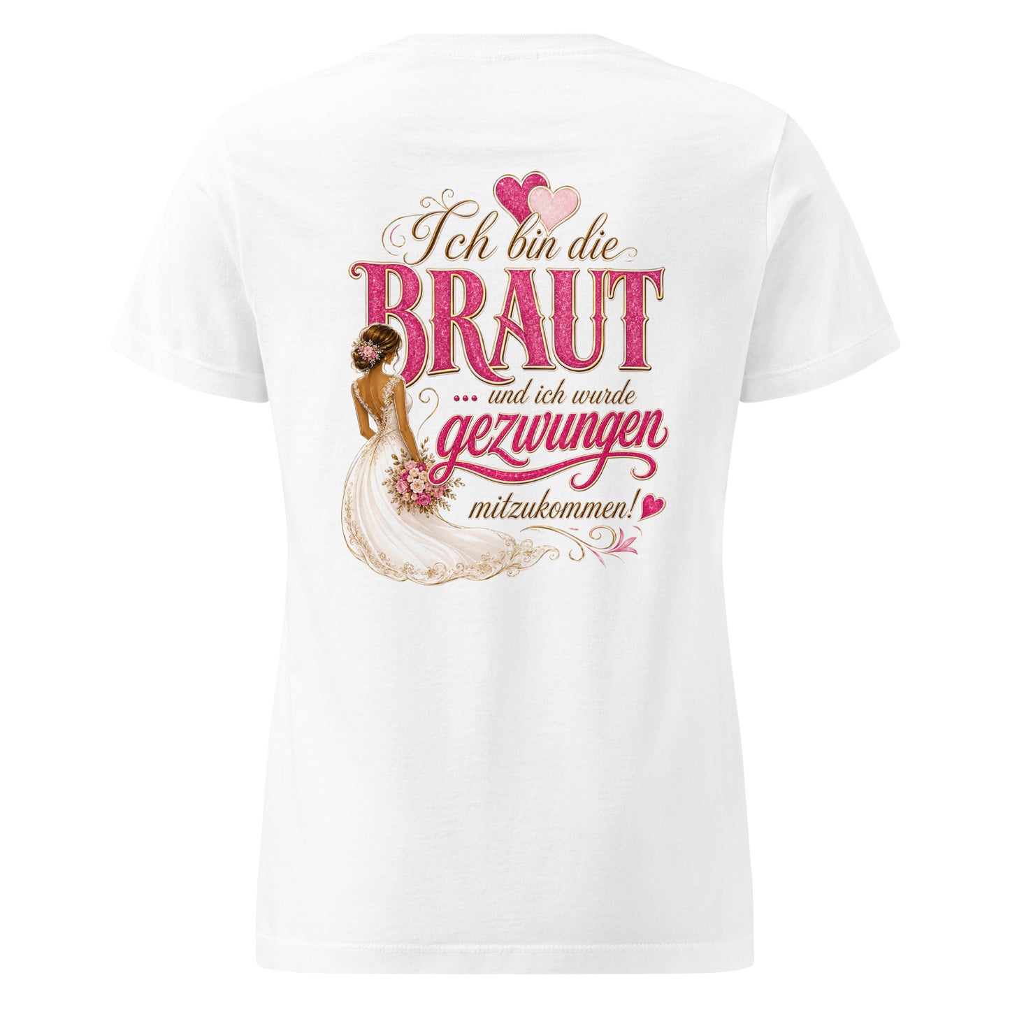 Eskalieren mit Stil - Braut backprint – Damen Softstyle T-Shirt