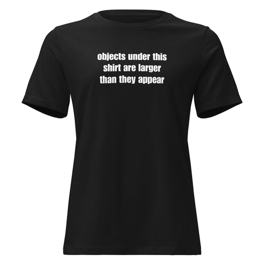 Objects Under This Shirt – Ambiguous girl shirt with a wink