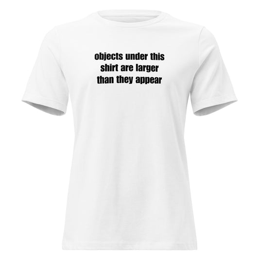 Objects Under This Shirt – Ambiguous girl shirt with a wink