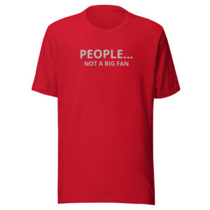 People - not a big fan
