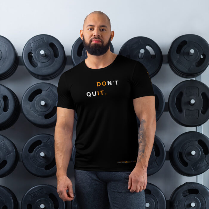 Don't quit - Sport-T-Shirt für Herren – Bild 2